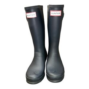 Hunter Classic Black Waterproof Boots size 4 USA